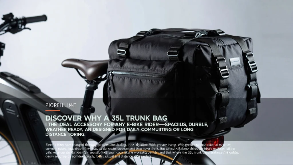 The Ultimate 35L Trunk Bag: Perfect Accessory for E-Bikes