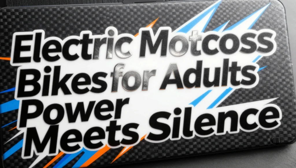 Electric Motocross Bikes for Adults: Power Meets Silence